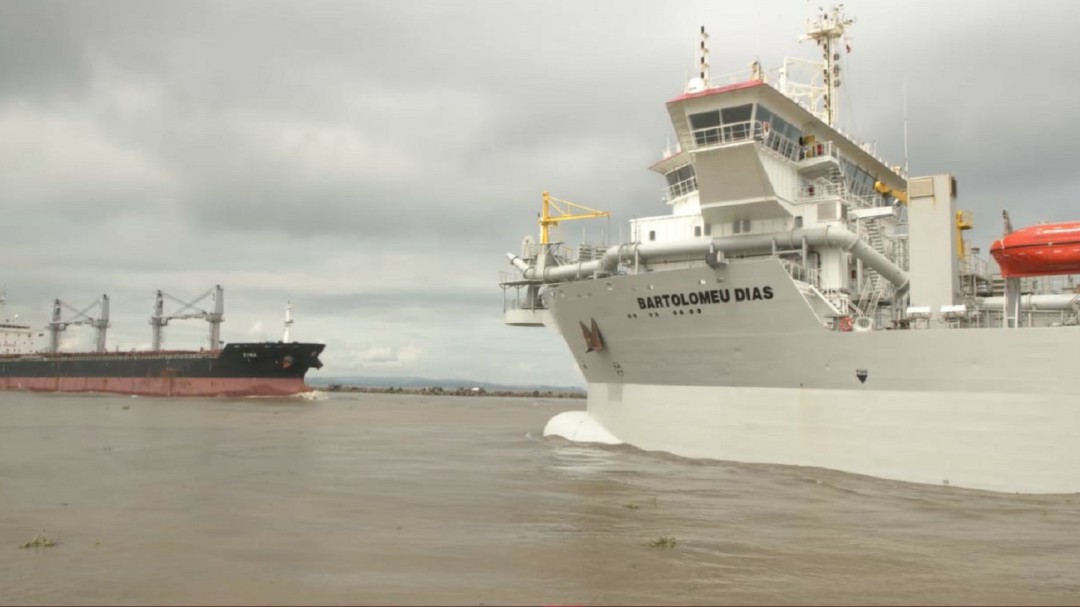 Mejoró el calado para el ingreso de buques en el puerto de Barranquilla