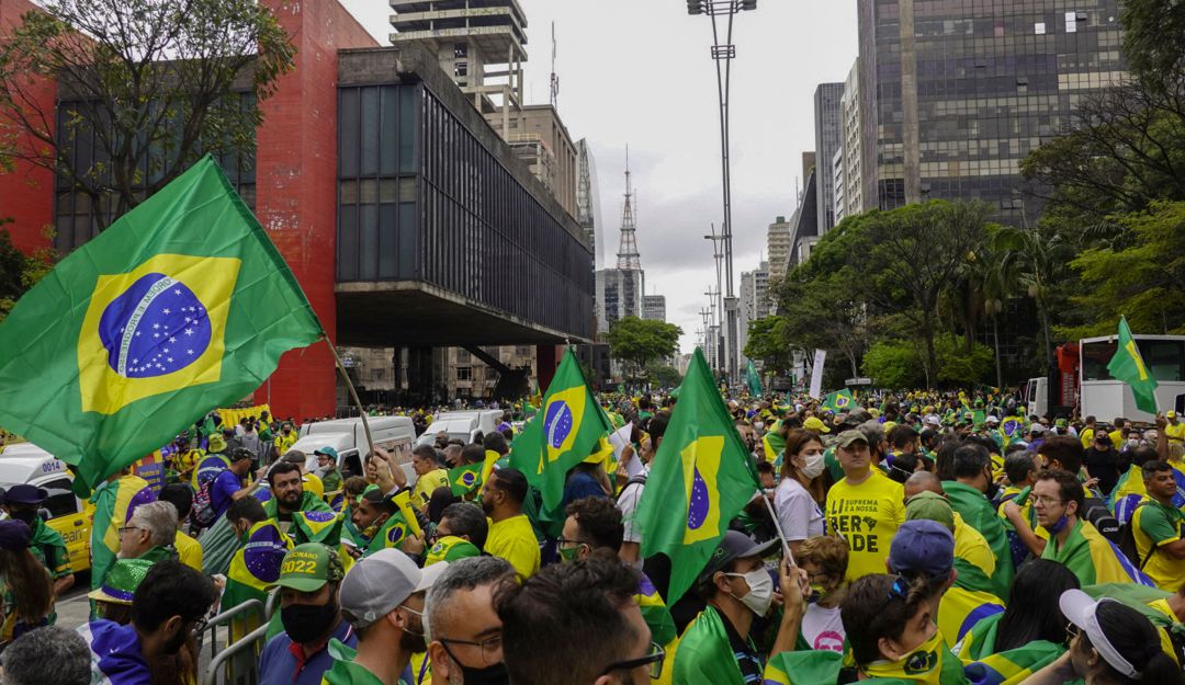 Manifestantes en Brasil Manifestantes en Brasil