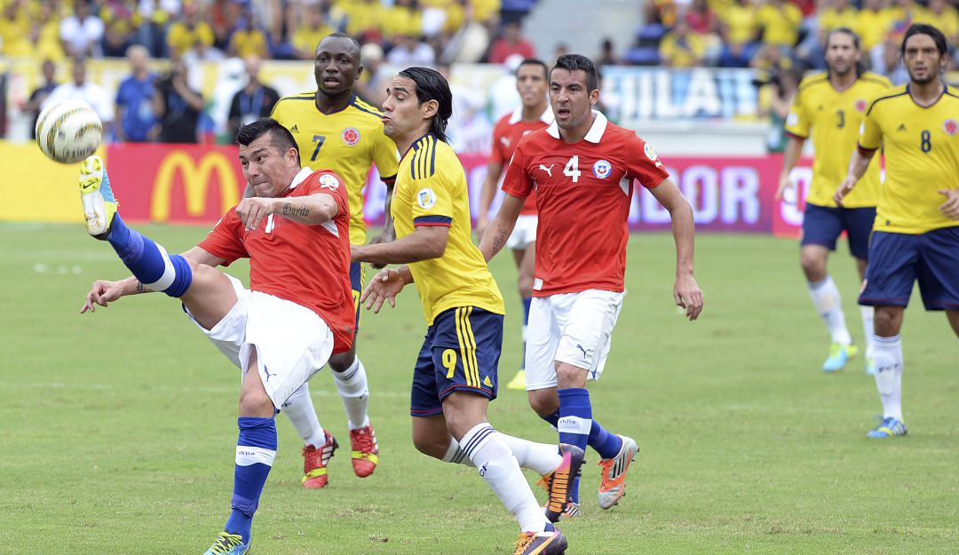 Colombia 3 - 3 Chile en Eliminatorias a Brasil 2014 Colombia 3 - 3 Chile en Eliminatorias a Brasil 2014