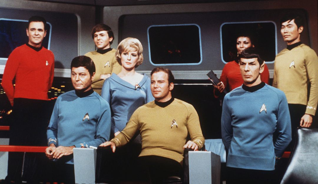 Fotografía desde el set de la serie de televisión de 'Star Trek' Fotografía desde el set de la serie de televisión de 'Star Trek'