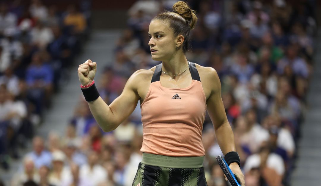Maria Sakkari, tenista griega que avanza a semifinales del US Open Maria Sakkari, tenista griega que avanza a semifinales del US Open