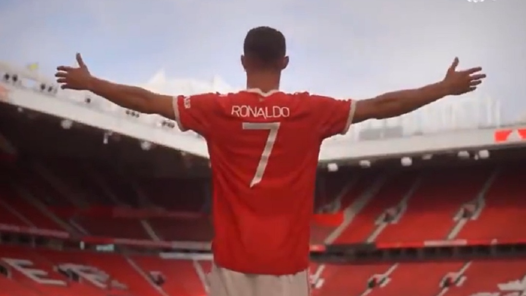 Cristiano volvió a Old Trafford con la camiseta del Manchester United