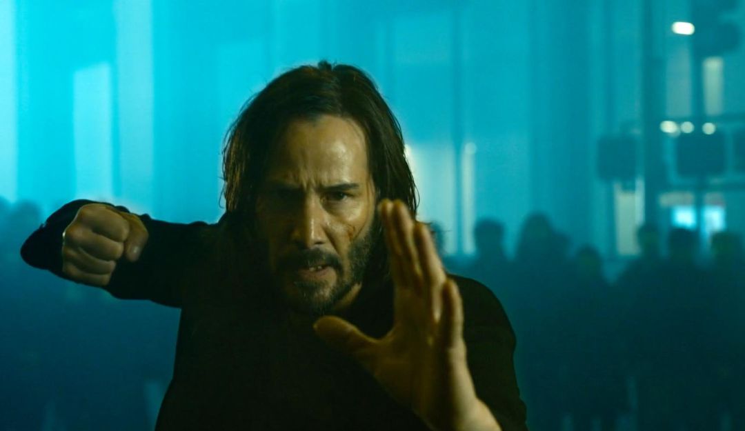 Keanu Reeves en Matrix Resurrections Keanu Reeves en Matrix Resurrections