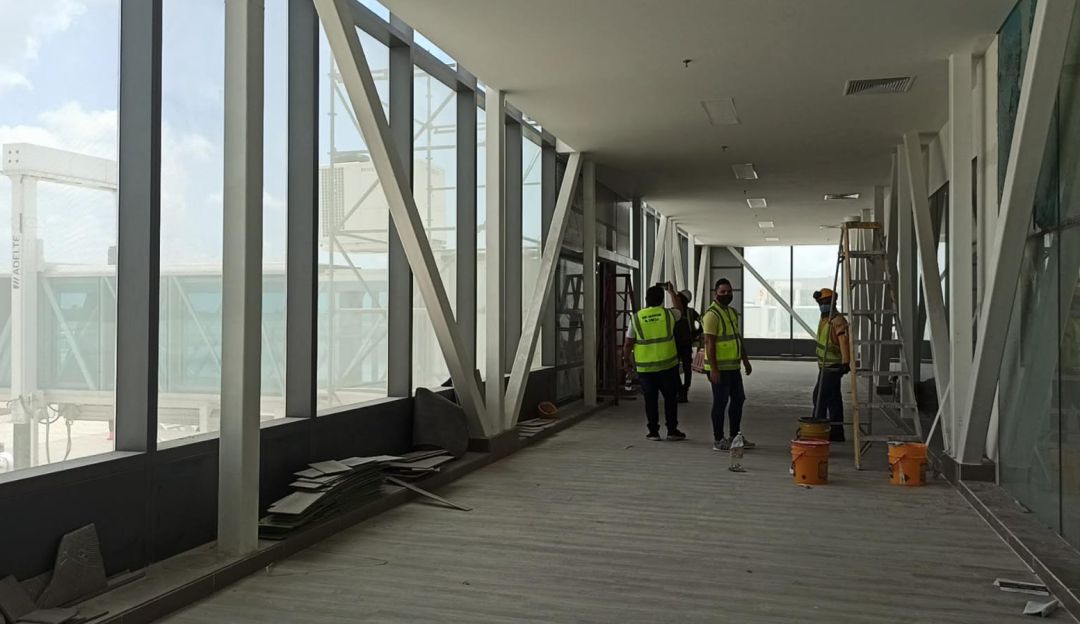 Archivo. Obras remodelación del aeropuerto Archivo. Obras remodelación del aeropuerto