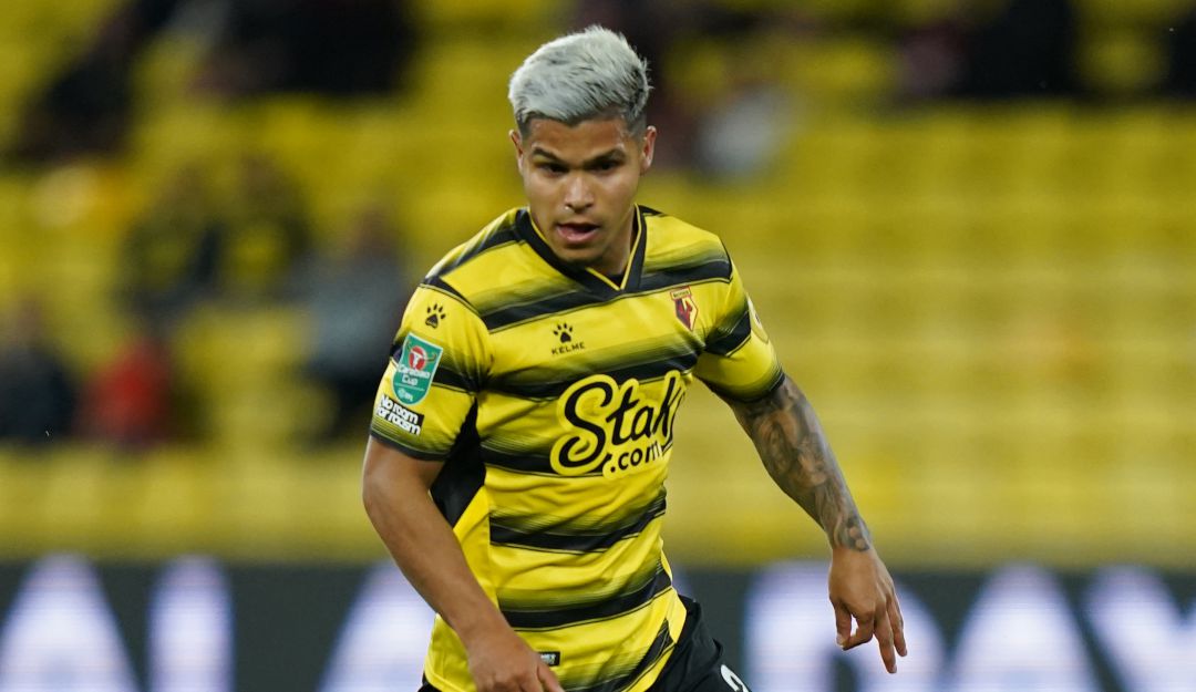 Juan Camilo Hernández, futbolista colombiano del Watford Juan Camilo Hernández, futbolista colombiano del Watford