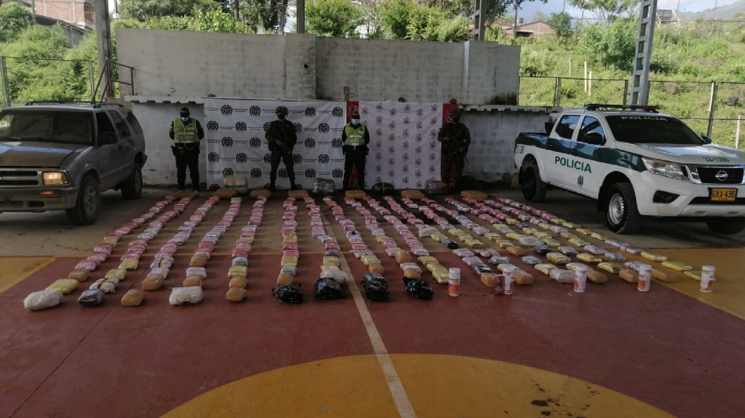 Incautan cargamento de marihuana en vías del Tolima