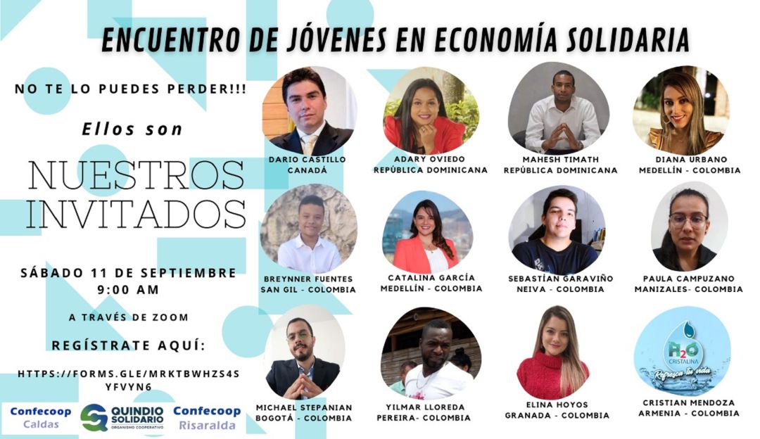 Invitados al encuentro con jóvenes organizado por Confecoop Caldas Invitados al encuentro con jóvenes organizado por Confecoop Caldas