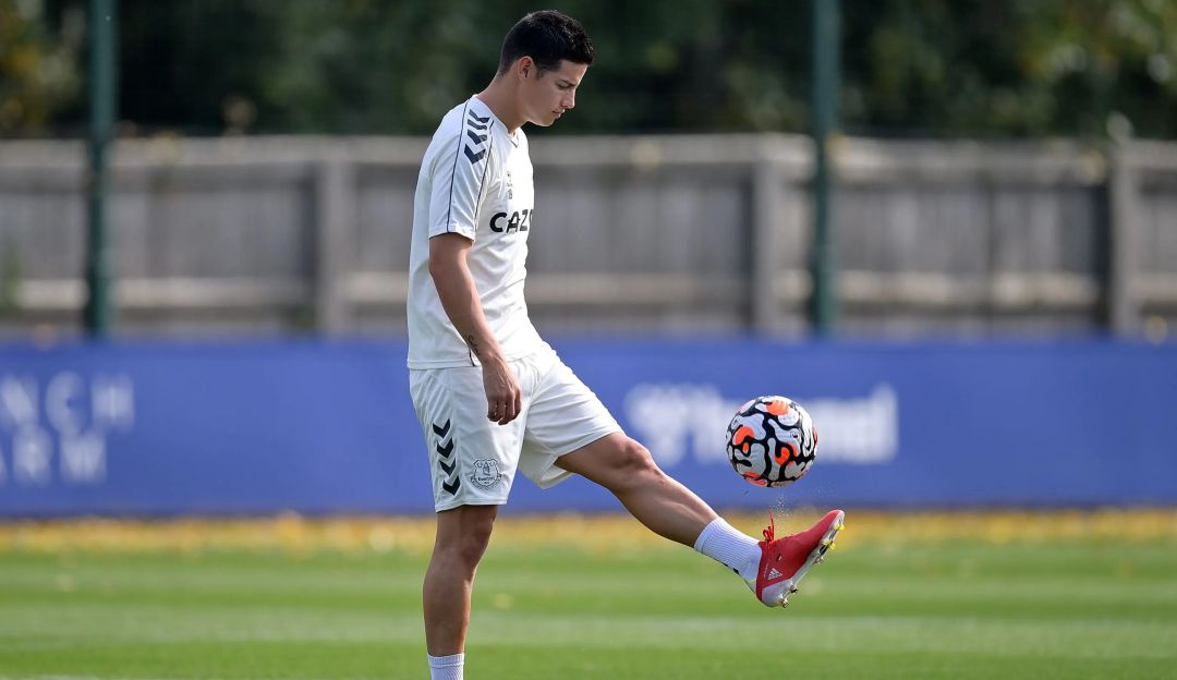 James Rodríguez, futbolista del Everton James Rodríguez, futbolista del Everton