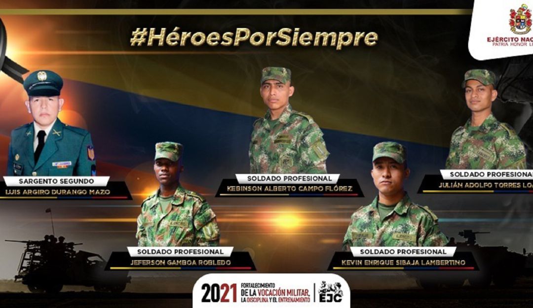 Ejército da a conocer las identidades de los militares asesinados en Arauca Ejército da a conocer las identidades de los militares asesinados en Arauca