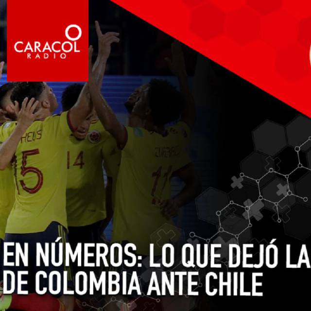 En números: Lo que dejó la victoria de Colombia ante Chile