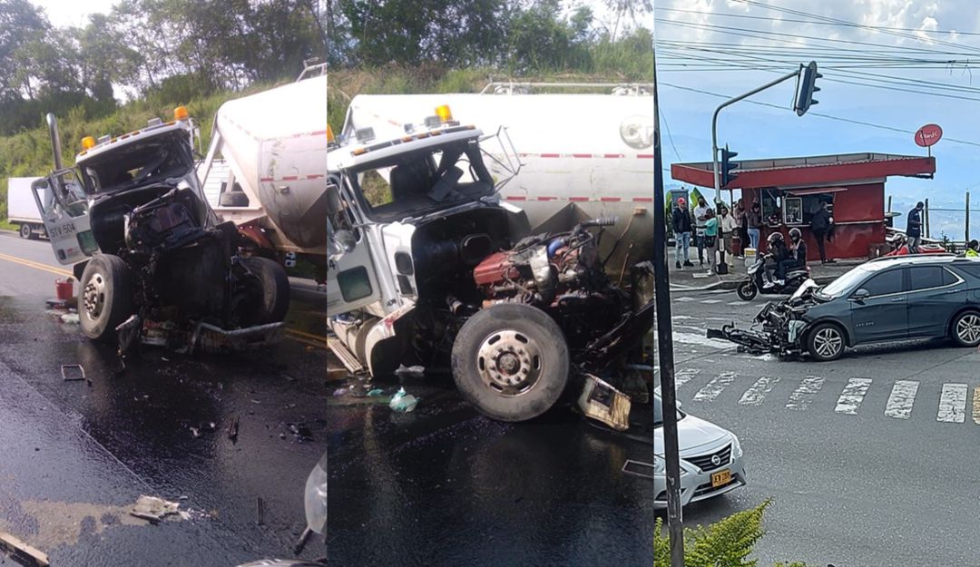 Accidente vía Tres Puertas - Kilómetro 41 - Accidente Parque del Agua Accidente vía Tres Puertas - Kilómetro 41 - Accidente Parque del Agua