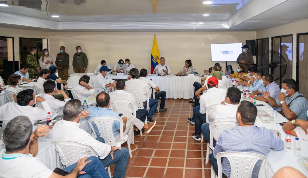 Reunión con Alcaldes del Magdalena en Zona Bananera Reunión con Alcaldes del Magdalena en Zona Bananera