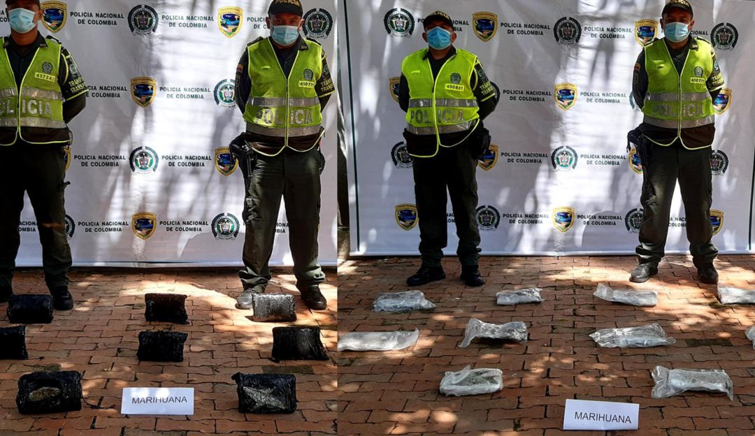 Marihuana incautada en vías de La Dorada Marihuana incautada en vías de La Dorada