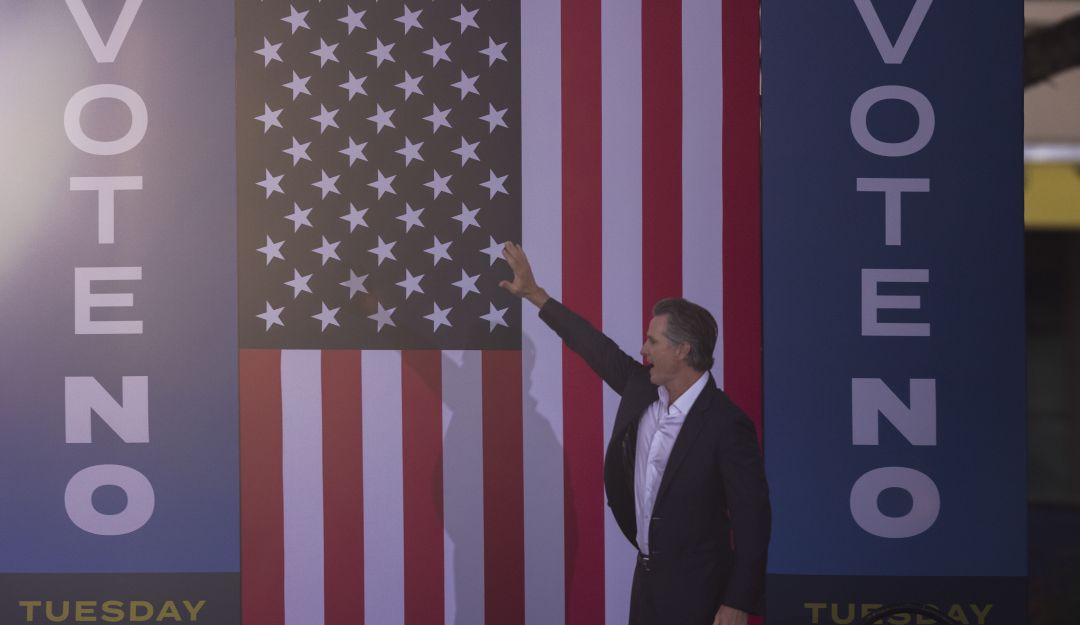 El gobernador de California, Gavin Newsom El gobernador de California, Gavin Newsom