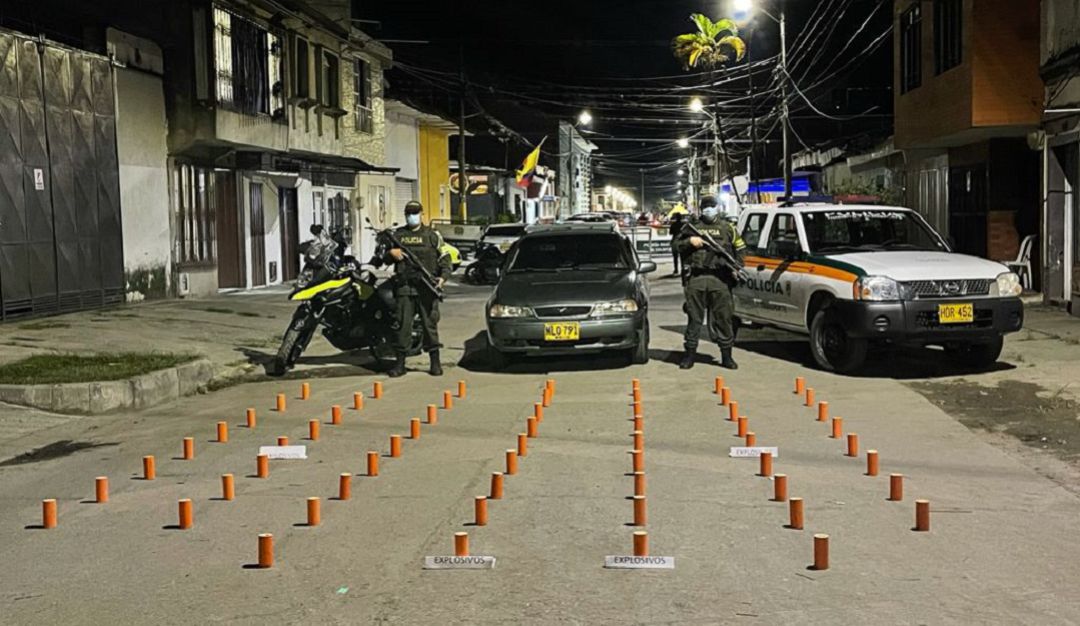 Incautación de explosivos Incautación de explosivos