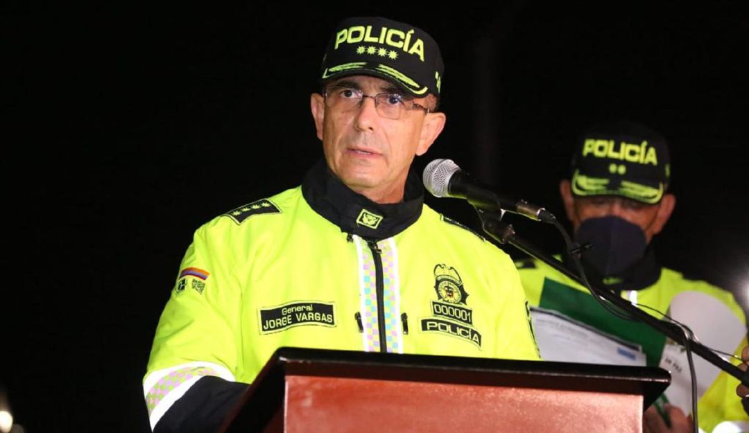Director de la Policía, general Jorge Luis Vargas. Director de la Policía, general Jorge Luis Vargas.