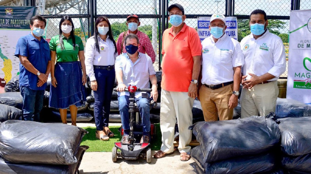 Productores de Magangué recibieron 100 toneladas de alimento para ganado