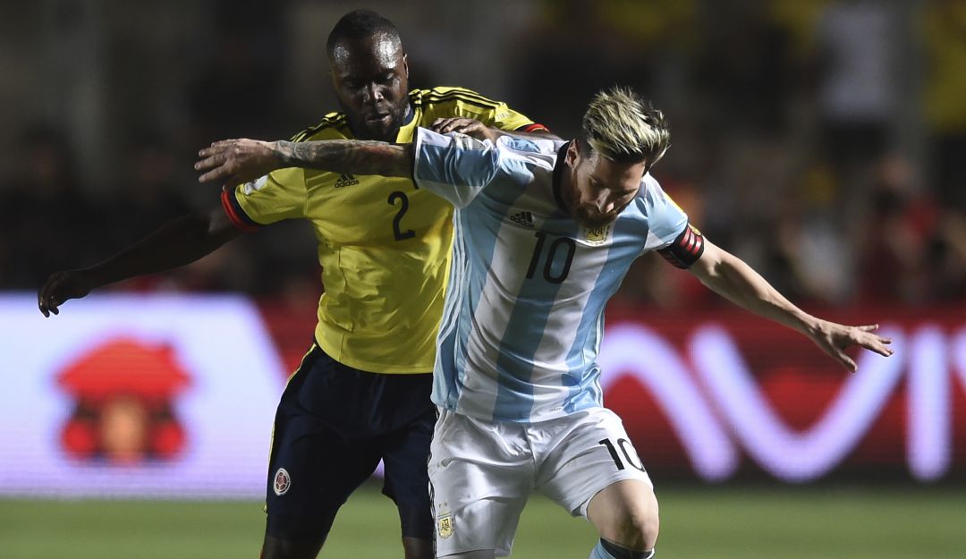 Éder Álvarez Balanta se enfrentaron en 2016 en un duelo entre Argentina y Colomia por las Eliminatorias. Éder Álvarez Balanta se enfrentaron en 2016 en un duelo entre Argentina y Colomia por las Eliminatorias.