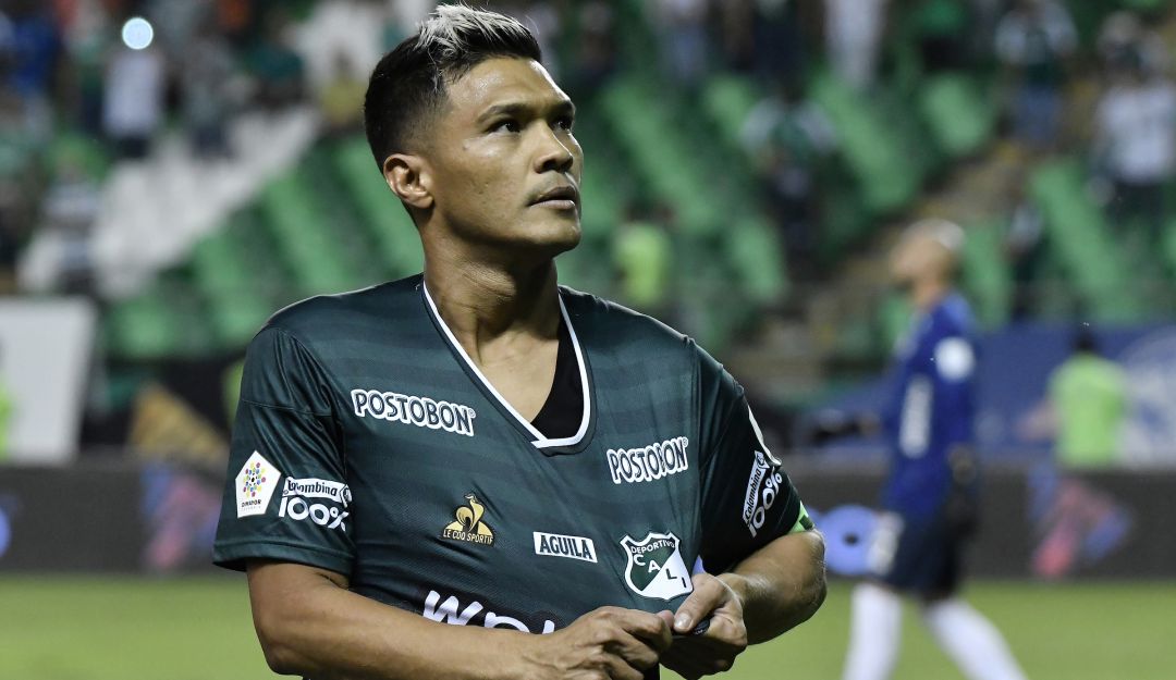 Teófilo Gutiérrez festeja su gol desde el punto penal ante el América. Teófilo Gutiérrez festeja su gol desde el punto penal ante el América.