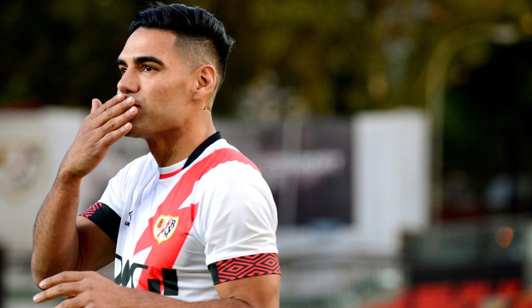 Falcao García en su presentación como nuevo jugador del Rayo Vallecano Falcao García en su presentación como nuevo jugador del Rayo Vallecano
