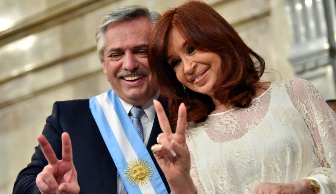 El presidente Alberto Fernández y la vicepresidenta Cristina Fernández de Kirchner. El presidente Alberto Fernández y la vicepresidenta Cristina Fernández de Kirchner.