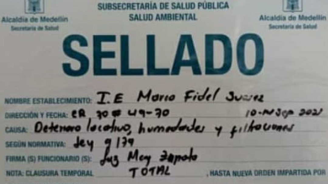 Colegio Marco Fidel, 12 años esperando una solución a fallas estructurales