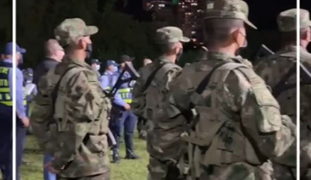 Tropas de los batallones Cisneros y de Servicios de la Octava Brigada del Ejército y apoyo a patrullajes Tropas de los batallones Cisneros y de Servicios de la Octava Brigada del Ejército y apoyo a patrullajes