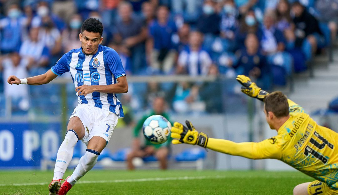 Luis Díaz con el Porto en 2021 Luis Díaz con el Porto en 2021