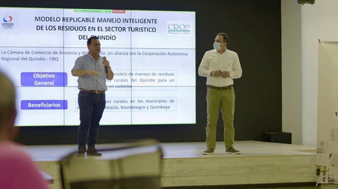 Avanza en Quindío proyecto de manejo adecuado de residuos en sector turismo