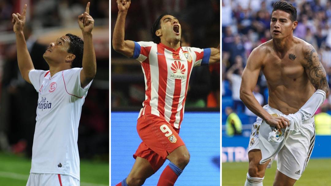 Colombianos que han marcado más goles en la Liga de España