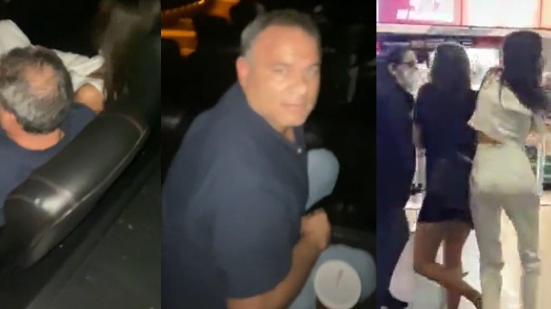 Video: Mujer fue a cine y se encontró a su esposo con la amante