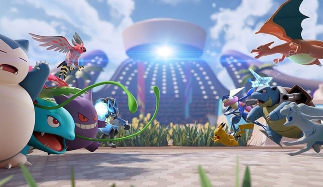 Imagen promocional del videojuego Pokémon Unite Imagen promocional del videojuego Pokémon Unite