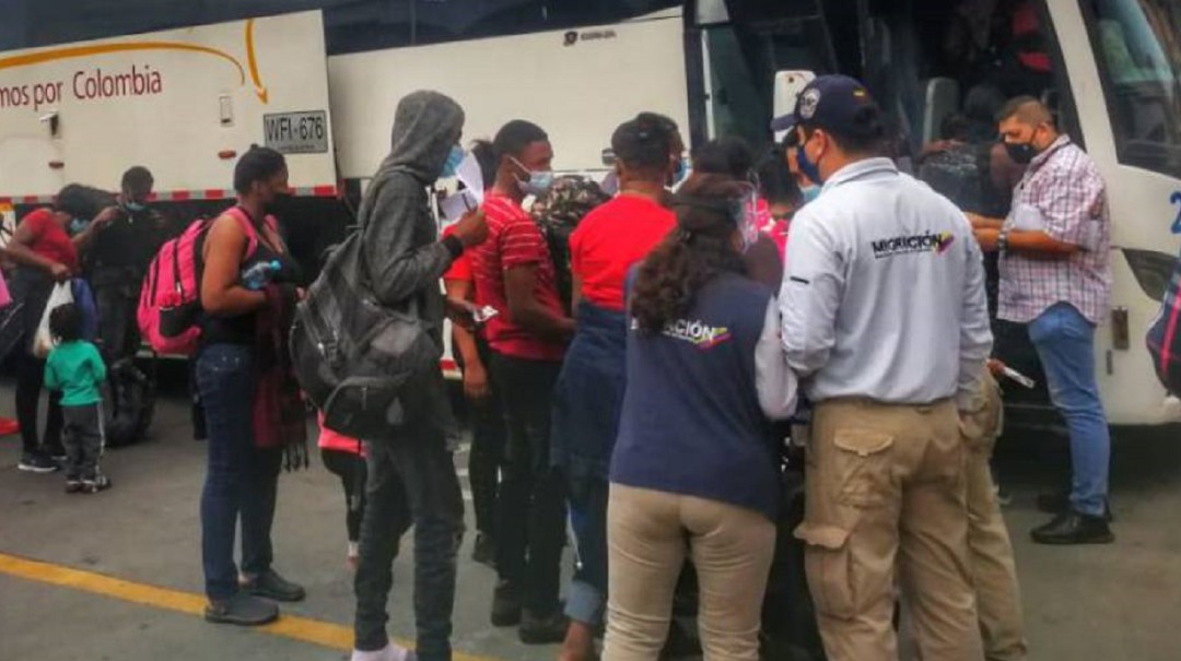 Migración Colombia investiga procedencia de haitianos sorprendidos en Cesar