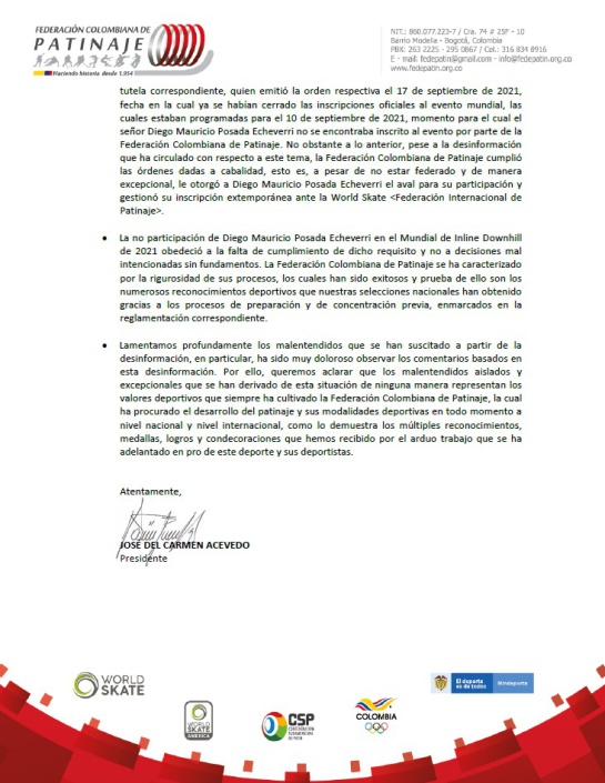 Comunicado de la FCP. Comunicado de la FCP.