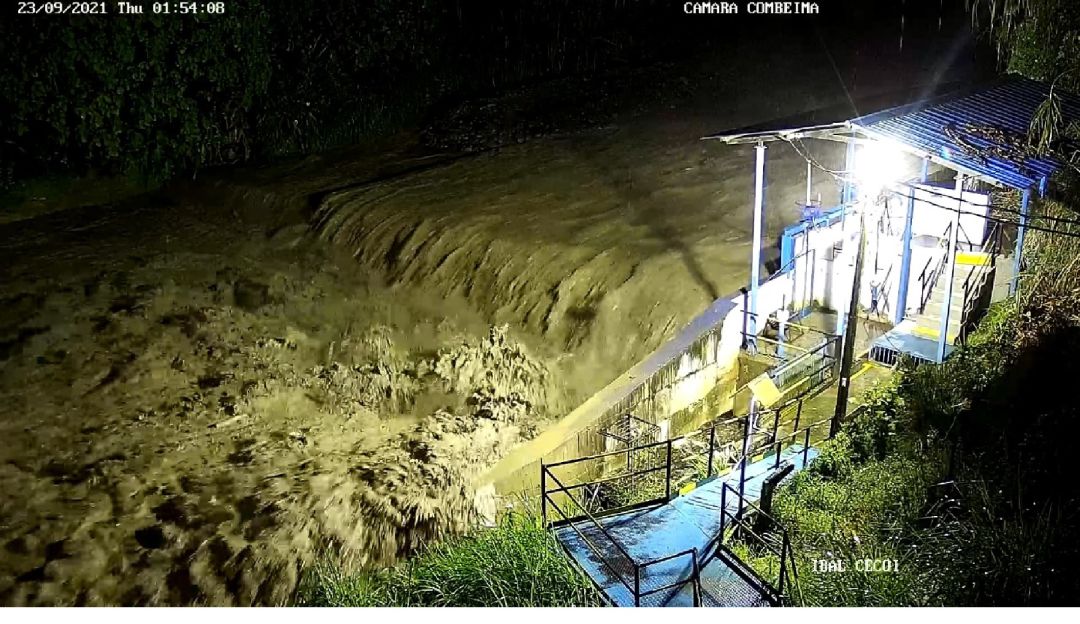 Bocatoma del río Combeima en Ibagué Bocatoma del río Combeima en Ibagué