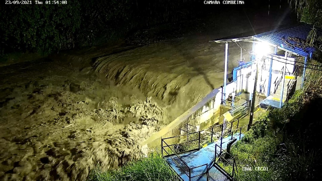 Alerta en el Cañon del Combeima por lluvias torrenciales