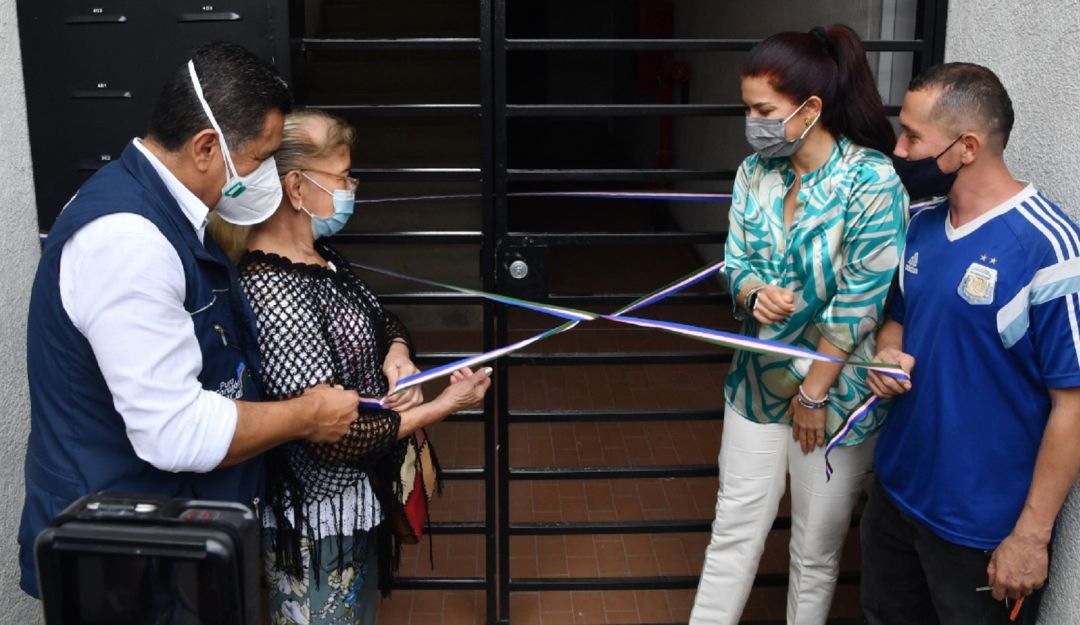 Las 480 personas beneficiadas fueron reubicadas en la Ciudadela Recreativa ‘El Pondaje 1A. Las 480 personas beneficiadas fueron reubicadas en la Ciudadela Recreativa ‘El Pondaje 1A.