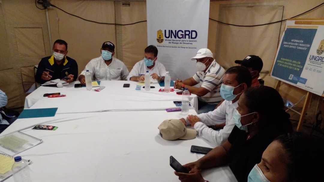 UNGRD se reunió con alcaldes de La Mojana y visitó Cara e' Gato