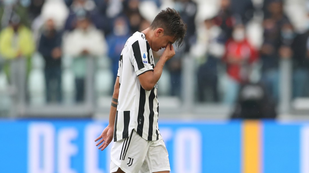 Entre lágrimas, Dybala salió lesionado después de marcar gol con Juventus
