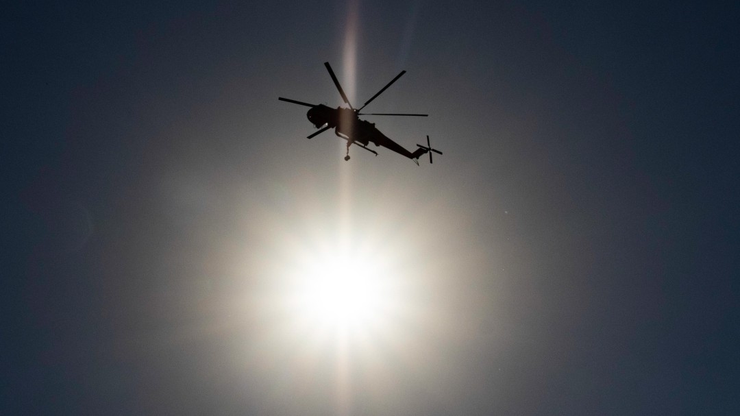 Helicóptero aterrizó de emergencia cerca a Chía tras falla mecánica