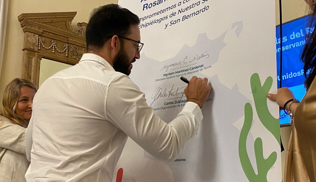 En el acuerdo participó la Organización de Estados Iberoamericanos, la Agencia Nacional de Tierras y Fundación Malpelo En el acuerdo participó la Organización de Estados Iberoamericanos, la Agencia Nacional de Tierras y Fundación Malpelo