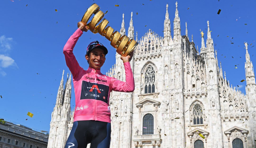 Egan Bernal ganador del Giro de Italia en 2021 Egan Bernal ganador del Giro de Italia en 2021