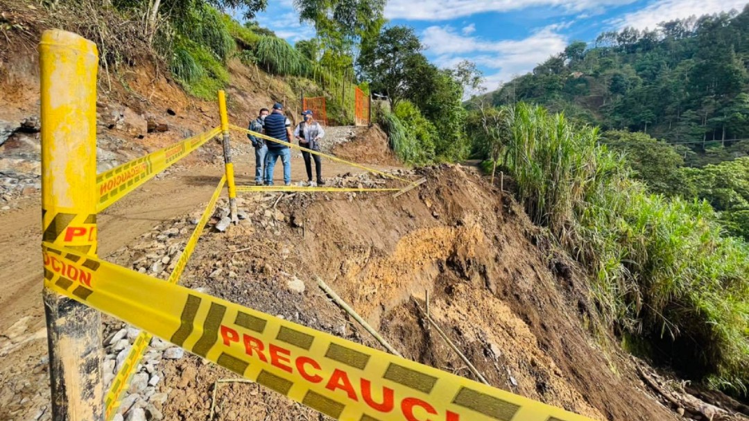 Restricción vehicular vía Villamaría – Llanitos por obra de infraestructura