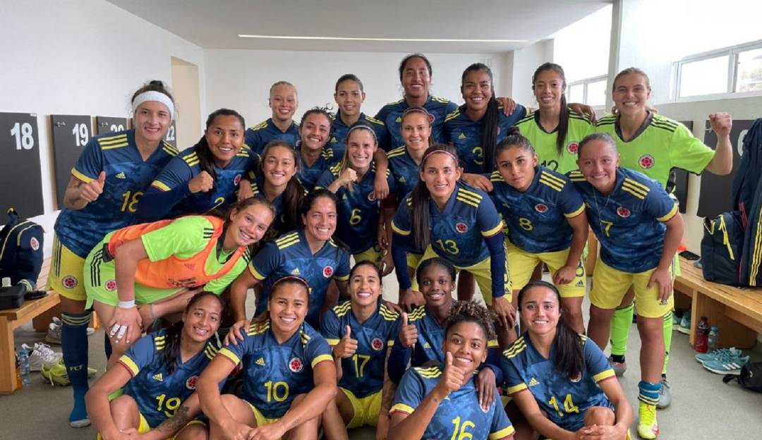 La Selección Colombia femenina durante su más reciente presentación en México. La Selección Colombia femenina durante su más reciente presentación en México.