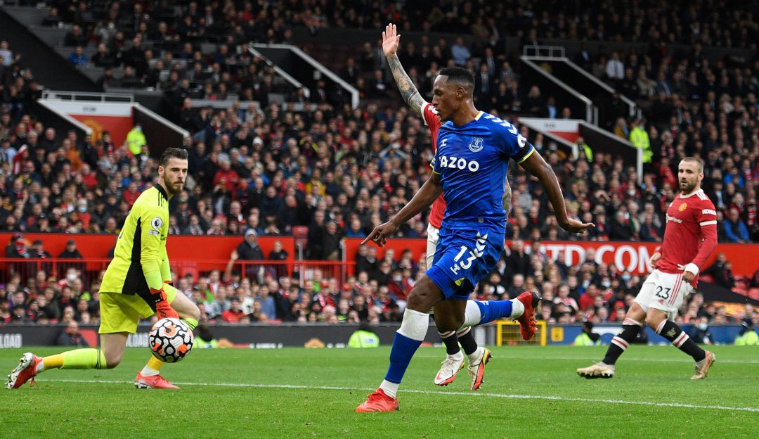 Manchester United 1 - 1 Everton en 2021 Manchester United 1 - 1 Everton en 2021