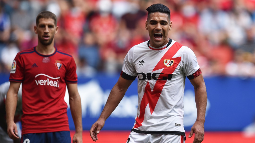 Sin transmisión para Colombia, Falcao no anotó y el Rayo Vallecano perdió