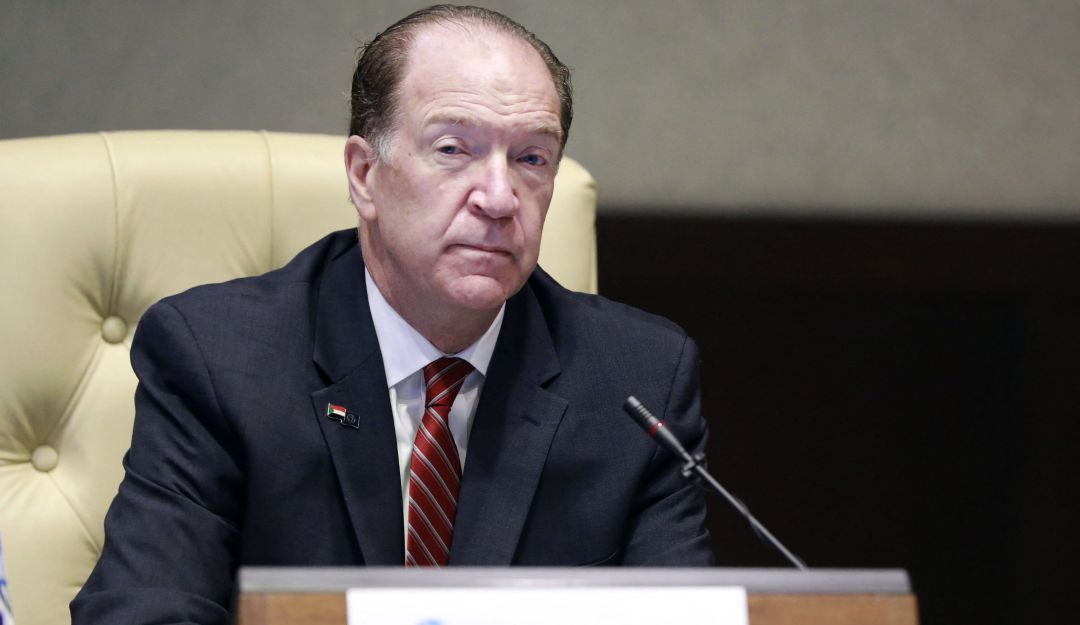 El presidente del Banco Mundial, David Malpass. El presidente del Banco Mundial, David Malpass.