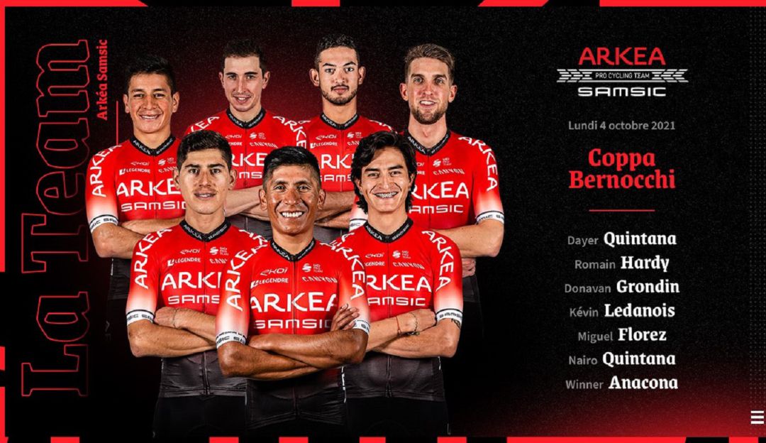 Nómina del Arkéa Samsic en la Coppa Bernocchi. Nómina del Arkéa Samsic en la Coppa Bernocchi.