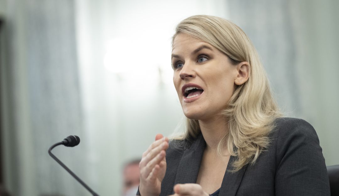La exfuncionaria de Facebook, Frances Haugen La exfuncionaria de Facebook, Frances Haugen