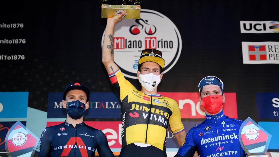 Roglic, imparable y gana la Milán-Torino; Nairo fue el mejor colombiano